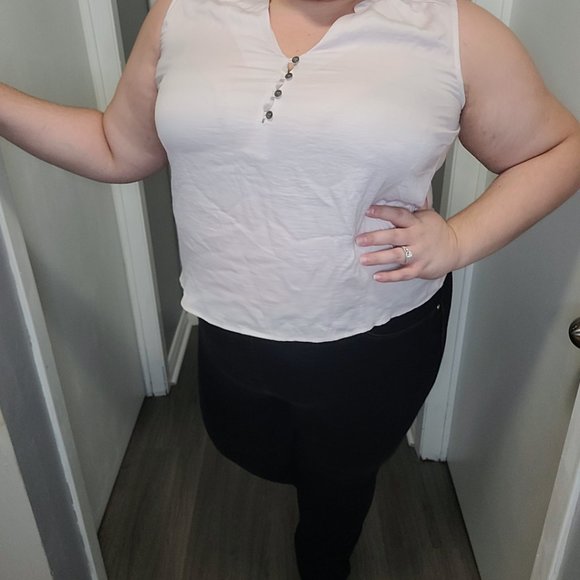 Pink, sleeveless top, Forever 21 - Picture 3 of 4